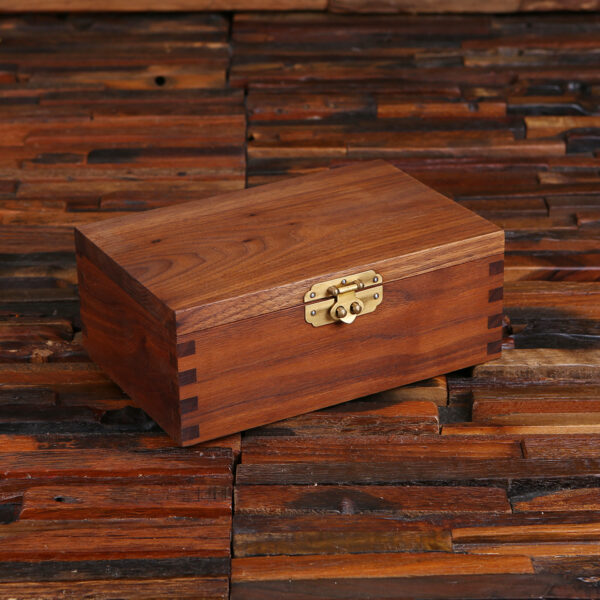 Personalized Walnut Wood Keepsake Box