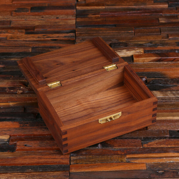 Personalized Walnut Wood Keepsake Box