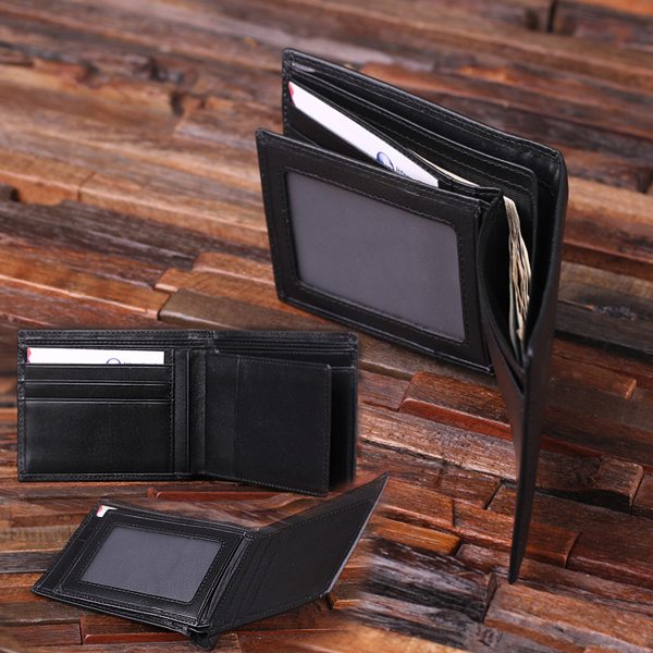 Monogramed Wallet, Neon Men's Small Leather Goods